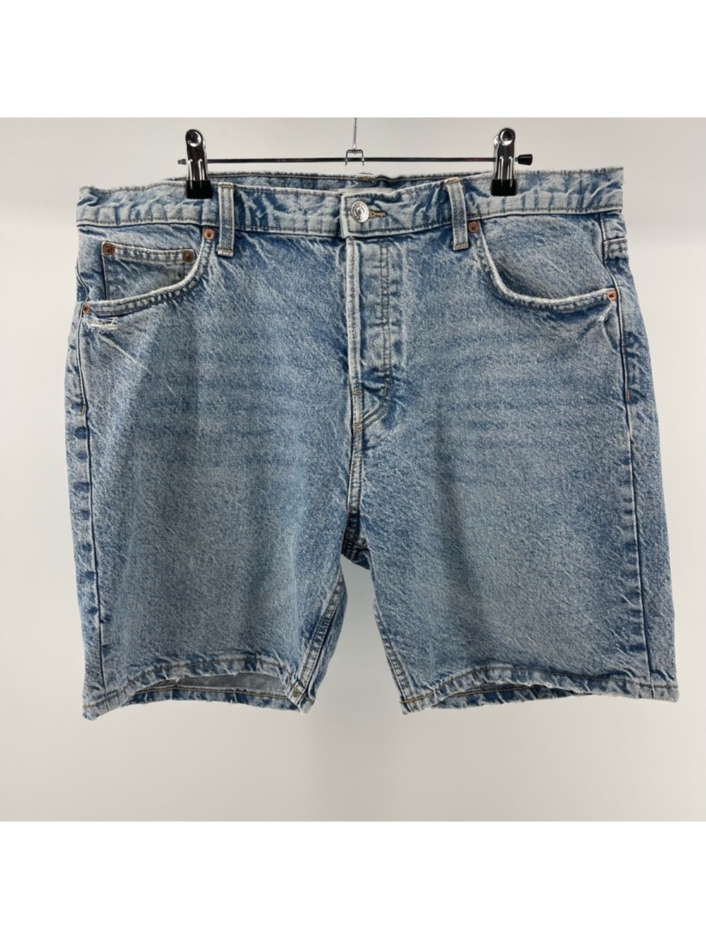 ZARA Button Fly Denim Shorts, 100% Cotton, Size 36
